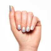 A close up fair skin model's nail shot wearing Salon Perfect Nail Lacquer .5oz 409 Sweet Whisper.